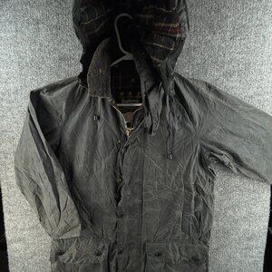 Barbour Men's Gray Hooded Jacket